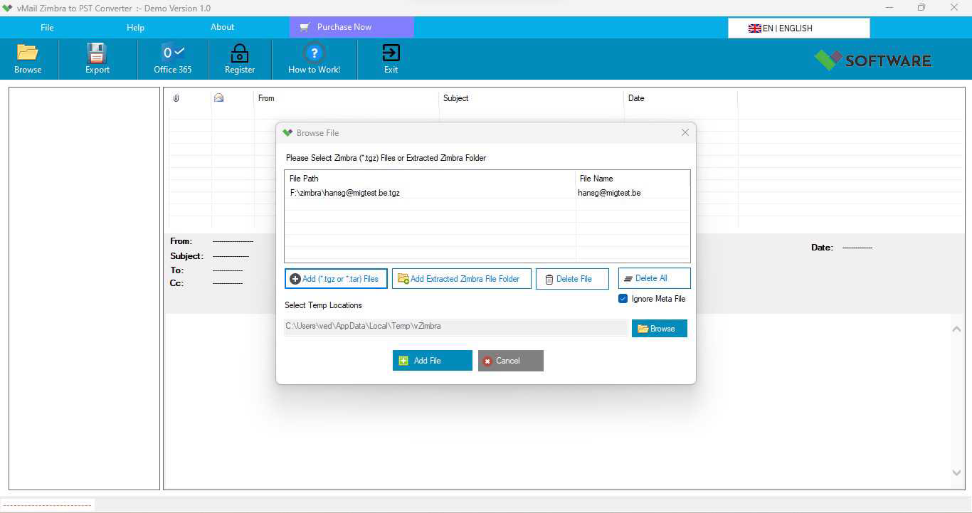 Zimbra to PST Converter is converting Zimbra mail to Outlook PST