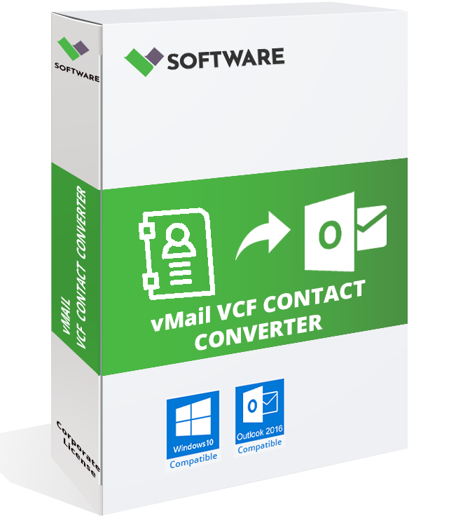 vMail VCF to PST Converter