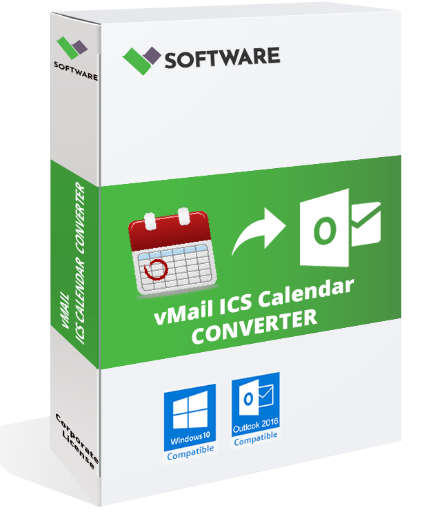 vMail ICS to PST Converter Software